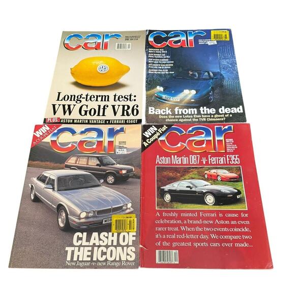 Car Magazines (4 Issues) London VTG April August November December 1994 VW Benz - Picture 1 of 11